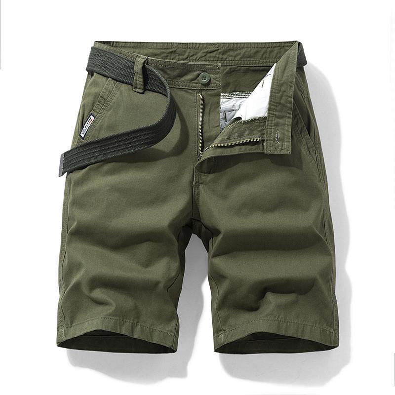 Summer Men Cargo Shorts With Water Wash Cotton Fabric For Teen Casual Wear