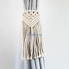 Macrame Curtain Tieback Hand-woven Cotton Tied Strap Rope Hanging Tassel Tying Bandage Curtain Accessories D57B
