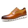 Men Shoes Fashion Leather Casual Shoes Mens Lace Up Sneakers Outdoor Walking Shoes Men Anti-skid Wear Men's Business Shoes