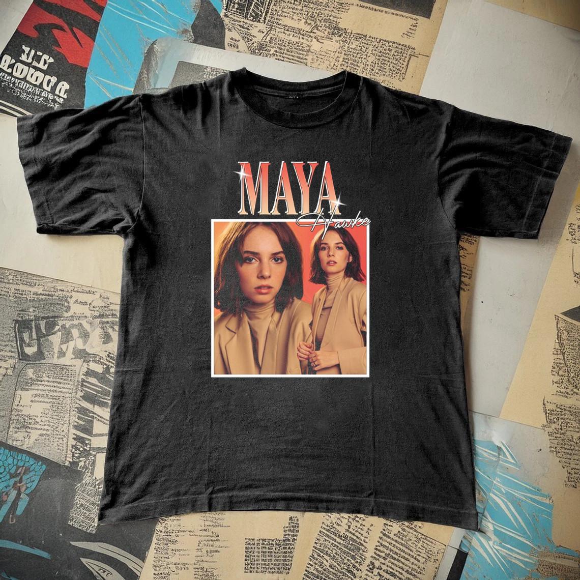 NEW! Maya Hawke Black Cotton Shirt All size L206 S