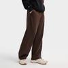 Fila Original Fleece Version Warm Fashion Simple Versatile Comfortable Casual Retro Classic Loose Knit Sports Pants Men Pants Dark-Brown F11M619603FBN