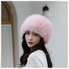 New Fox Fluff Thickened Warm Fairy Princess Hat Ear Hat Autumn and Winter Hat Female