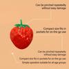 1/2Pcs Red Strawberry Stress Ball Realistic Mini Strawberry Squeeze Fidget Toy Stretchy Simulated Fruit Sensory Toy Party Favors