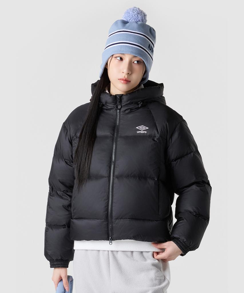 Umbro Featherflex Blanket Hooded Muscovy Duck Down Jacket Black Ur123Cdj12