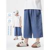 Right European Style Boys' Denim Capri Pants, Boys' Casual Pants, New Summer Collection, Children's Clothing, Summer Style, Thin Material