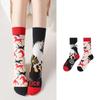 Unisex Trendy Cotton Mid-Calf Socks for Autumn/Winter - Sporty & Casual