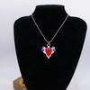 Anime JOJO's Bizarre Adventure Aizhe Redstone Necklace Joseph Cosplay Accessories Pendant Jewelry Props