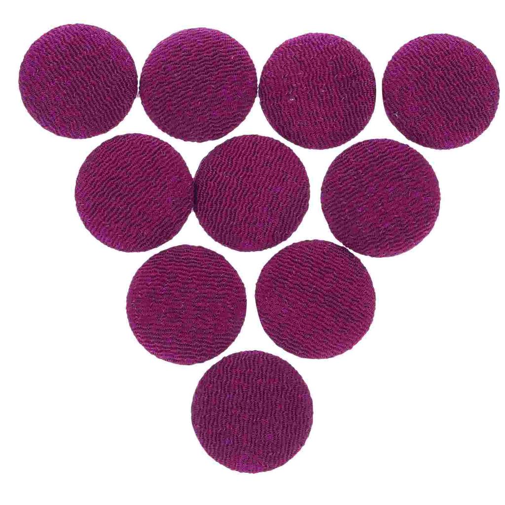 10 Stück Stoffknopf Kleiderdekoration DIY-Zubehör Verzieren Tasche Knöpfe Ornamente Umwickelt Ersatz