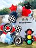 7Pcs Racing Theme Balloon Set, Suitable for Birthday Party, Traffic Theme Party, Racing Theme, Celebration of Winning Decoration