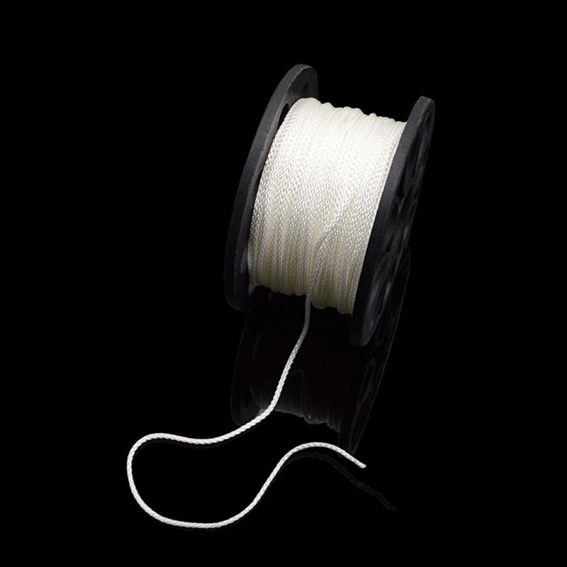 Multipurpose Scubas Diving Reel Compacts Diving Line Spool With High Visibilities Nylon Cord For Underwater Navigations