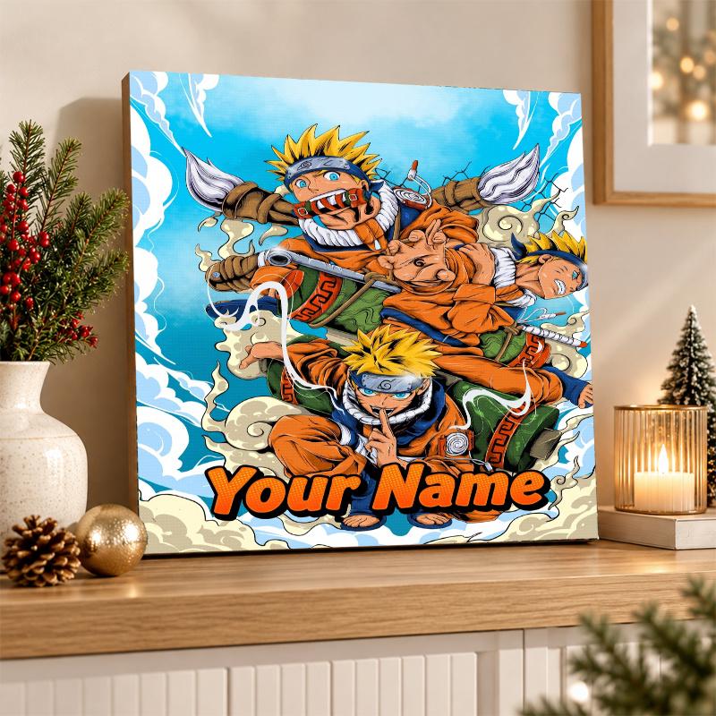 Naruto Uzumaki Custom Name Diamond Painting Personalized 5D Full Drill DIY Diamond Art Home Decor