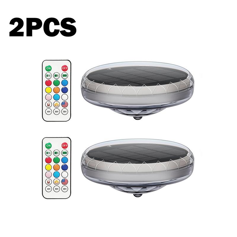 Solar Swimming Pool Lights With Remote 9 Color RGB Waterproof Floating Pool Light 3 Timer Function For Summer Pool Parties Decor