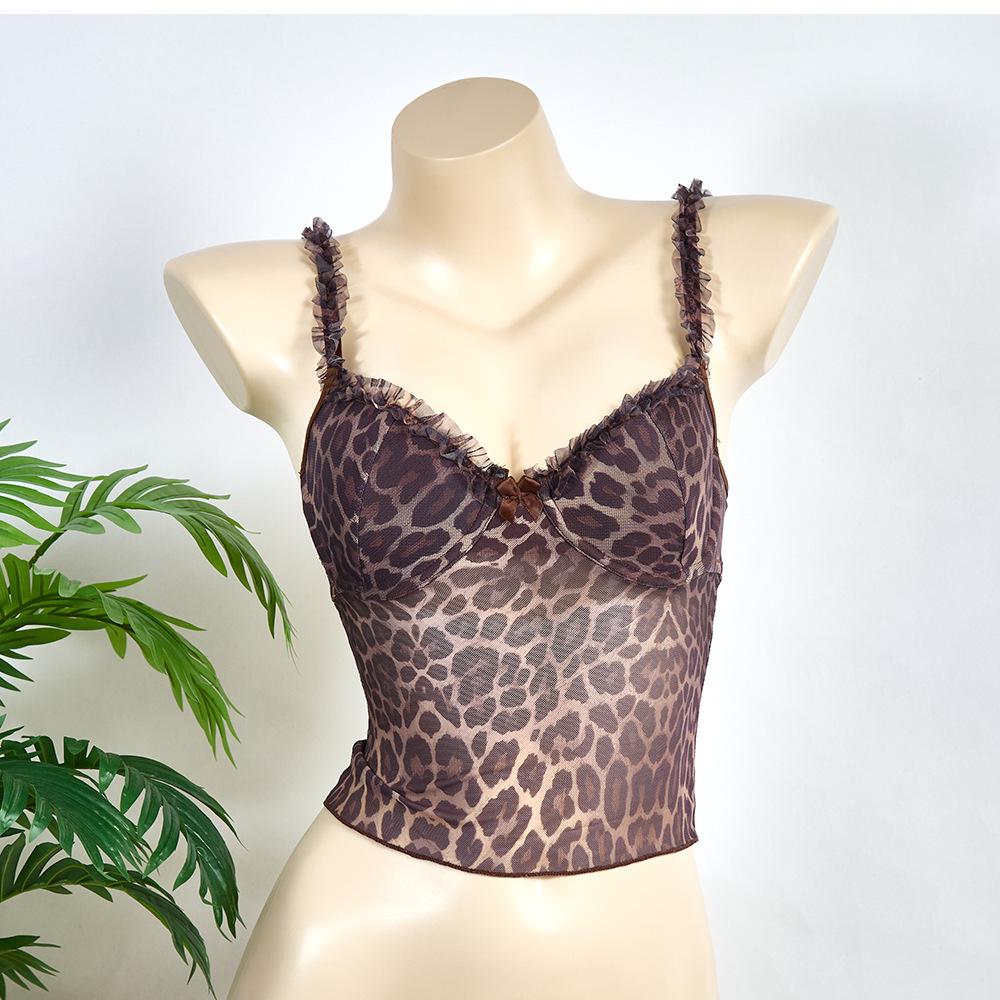 Summer Lace Underwire Camisole: Sexy, Sheer, Chest-Enhancing Vest