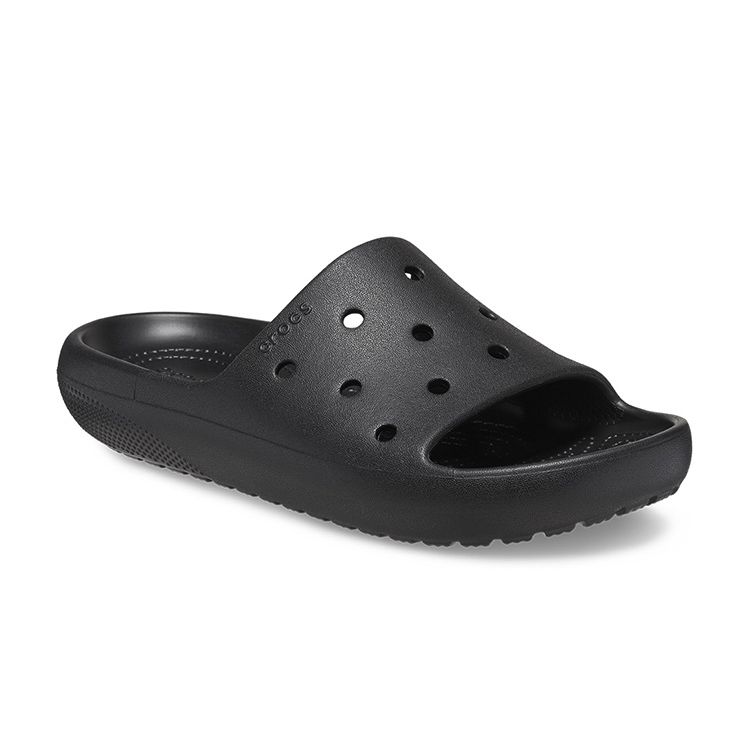 Crocs Eva Monochrome Round Toe Slide Sandals Unisex Sandals Black 209401-001
