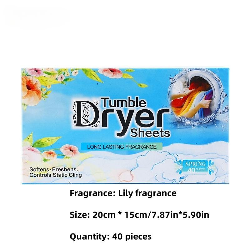 Dryer Sheets Bulk Natural Fabric Softener Plant Lavender Laundry Softener Naturally Pet Clothing Cleaning Aromatherapy Tablets 5