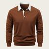 Men S Long Sleeve Polo Shirt Casual European Size High Quality Autumn