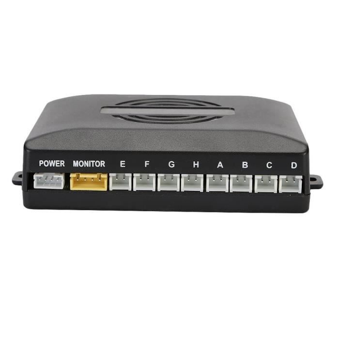 Tkoofn Rear Parking Radar 8 Black Sensors Auto Parking System Digital Parking LED Screen