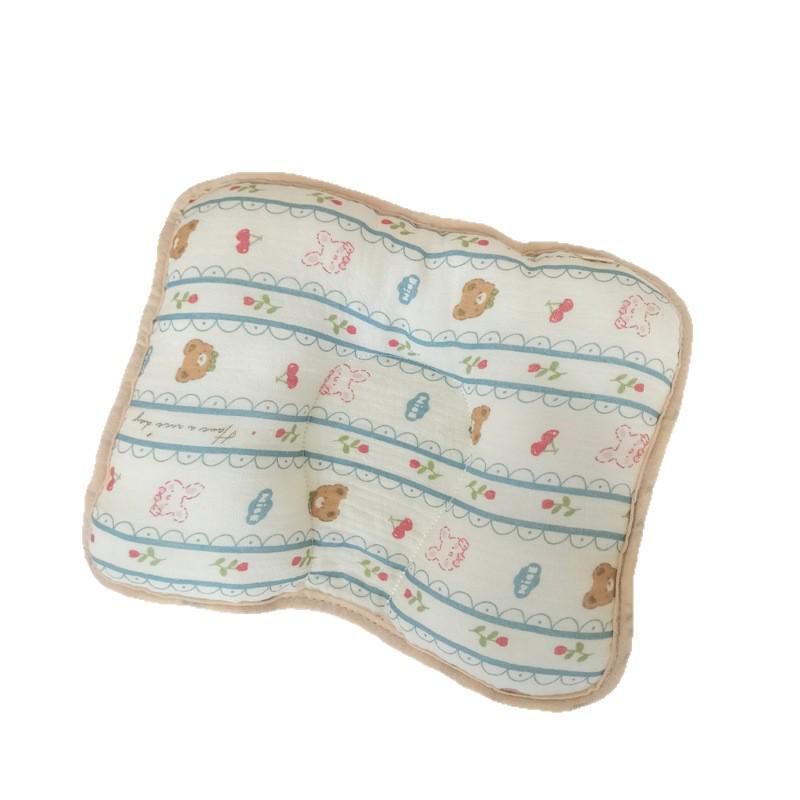 Adorable Baby Pillow - Pure Cotton, Breathable, Sweat-Absorbent Gauze for All Seasons