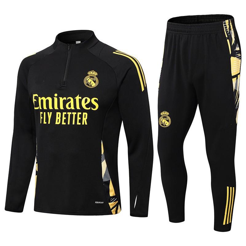 Mens Long Sleeve Half-Zip Soccer Training Jersey 2425 Club Team Sports Activewear