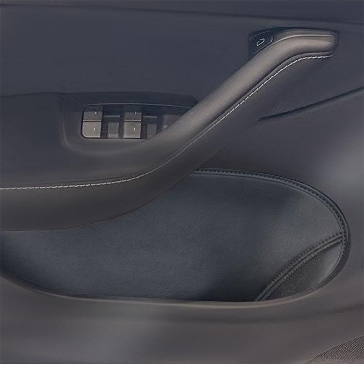 Grid Model Y Door Storage Anti-Slip Mat & Leather Interior Protection Accessories