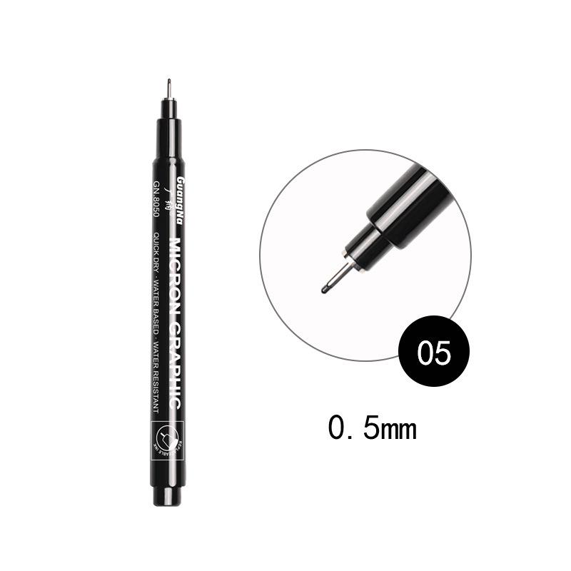 Wide 8050 Waterproof Refillable Technical Drawing Pen for Manga and Sketching