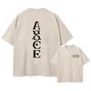 T-shirt One Piece, Anime Lavato in Stile Giapponese, Streetwear Largo, Top Nero