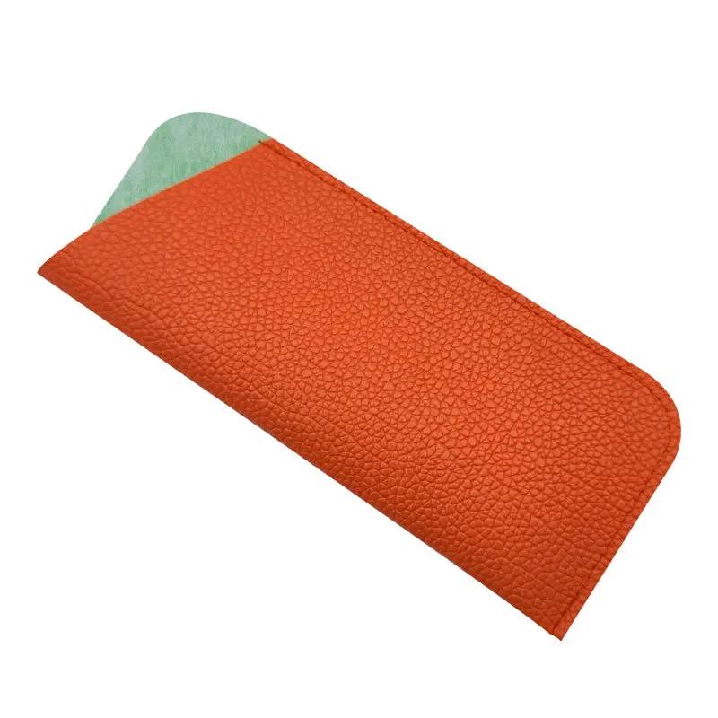 PU Soft Leather Bag Fashionable Eyewear Bag Myopia Eyewear Bag Internet Red For Outdoor Activities Accessory Storage Travel