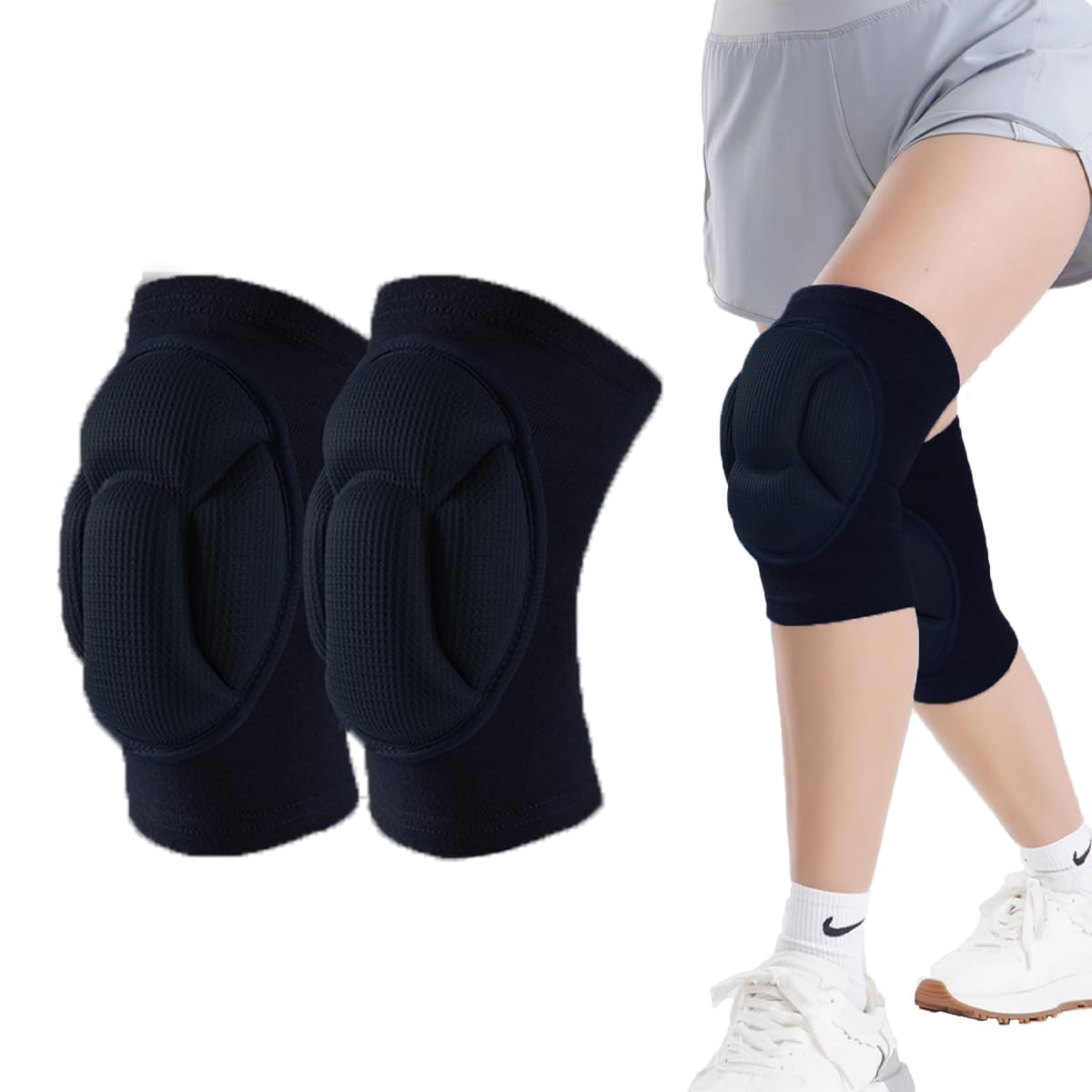 

Наколінники для та інших атлетичних Легко і підтримка коліна для садівництва та інших Включає танцювальний наколінник і Підходить для та Універсальні та роботи, чорний