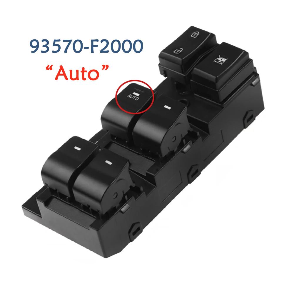 93570-F2100 93570-F2000 for Hyundai Elantra 2017 2018 Electric Master Power Window Control Switch Regulator Button
