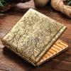 Retro Cigarette Case for 20 Man Cigarettes Copper Hand-carved Cigarette Flick Case Holder Smoking Tools Gifts Smoke Box