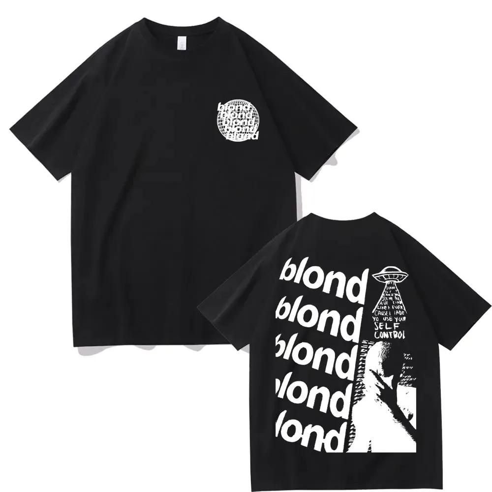 

Rapper Frank Hip Hop Oversized Tshirt Blond Hip-Hop Trend T-shirts Ocean Fashion T Shirt Men Women Casual O-collar Short Slee... S разноцветный