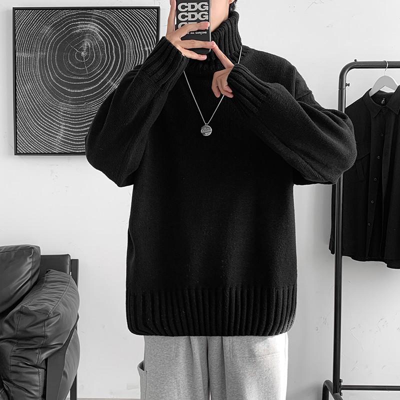 Korejský trendy volný rolák pro muže - Podzim/Zima Hong Kongský styl