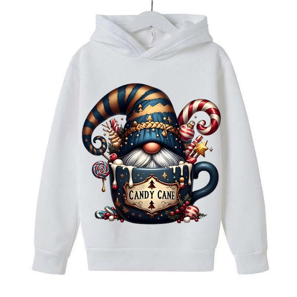 Sweatshirts, Christmas Hoodies, Cartoon Fashion, Santa Claus Printed Clothes, Children's Clothing for Boys and Girls