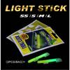 100pcs 50Bags Clip-On Fishing Rod Glow Stick Night Fishing Lights Float Stopper Fireflies Luminous Float Bobber Dark Glow Sticks 260319