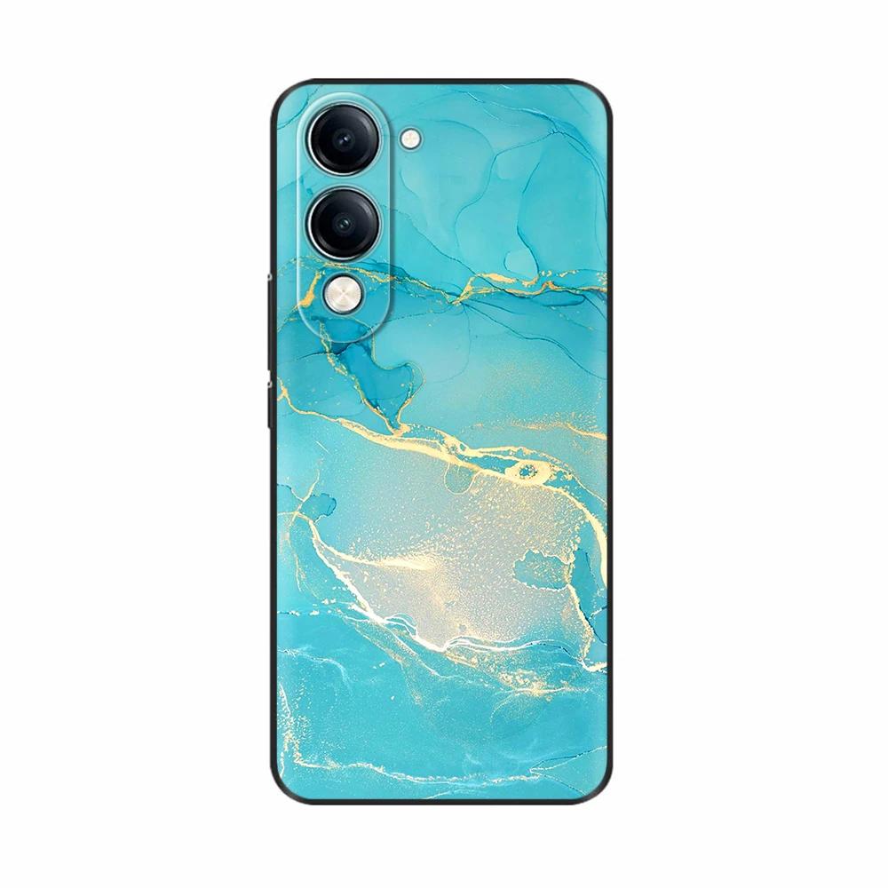For Vivo Y19 5G Case Cool Painting Soft TPU Covers Black Silicone Back Cover for Vivo Y19 5G Y 19 Phone Cases Cartoon Fundas