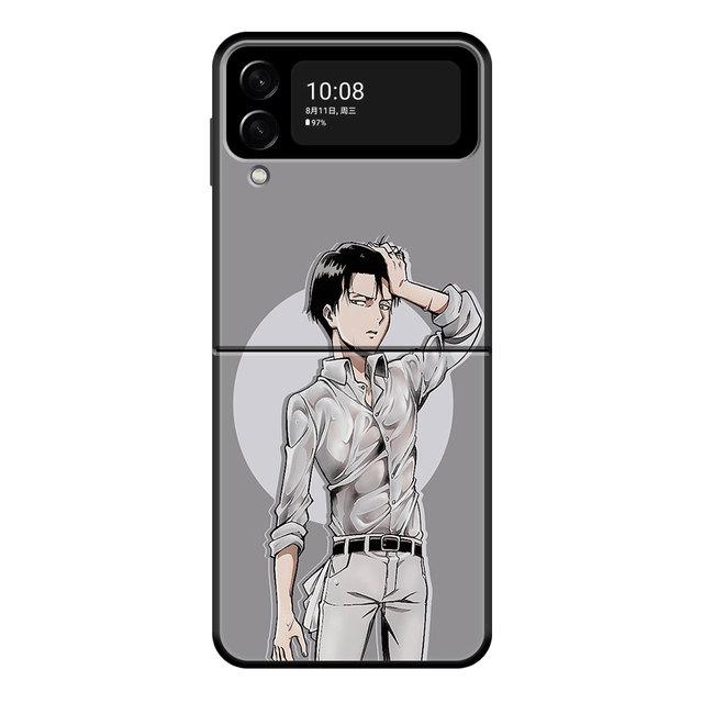 Hard Pc Shingeki No Kyojin Attack On Titan Phone Case For Samsung Flip Zflip Z Flip3 5g Zflip3 Fundas