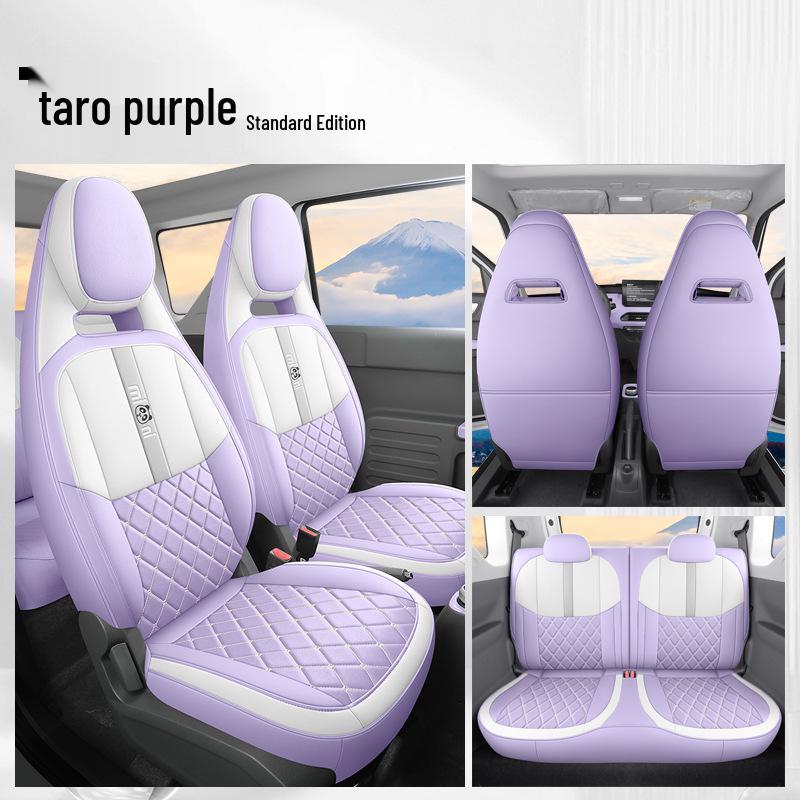 Panda MINI Universal Breathable Car Seat Cover – Cute, Wear-Resistant, Perforated, Four-Season Compatible