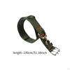Adjustable Collar with Rotating Twist Lock And Metal Buckle for Quarter Bulls Farm Animals