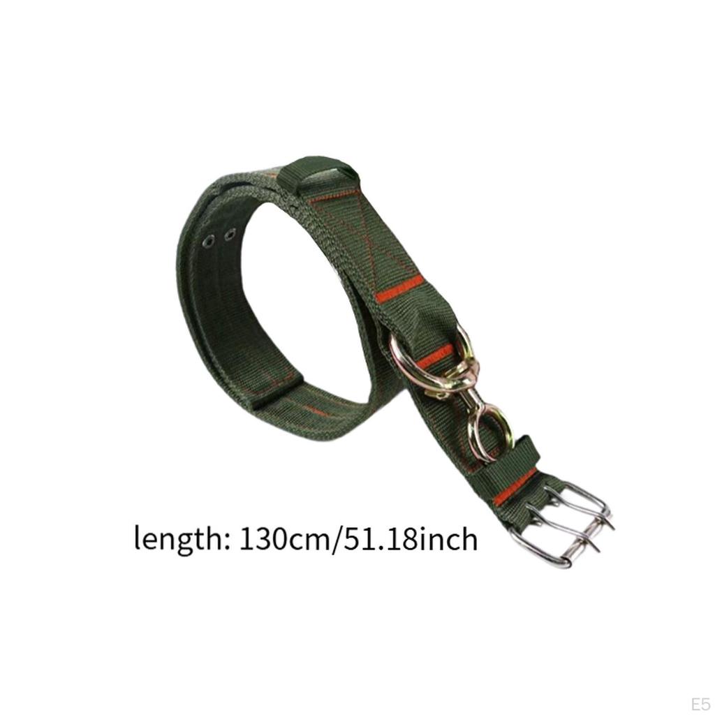 Adjustable Collar with Rotating Twist Lock And Metal Buckle for Quarter Bulls Farm Animals