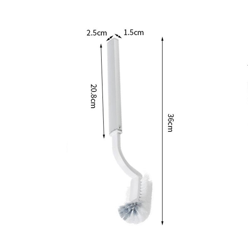Japanese Style Push Type Lid Bathroom Simple and Fashionable Bathroom Square Paper Basket Toilet Brush Integrated Trash Can Original accessories toil
