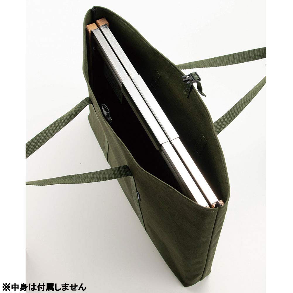 Bonfire Table Large Tote Bag (Moss Green)