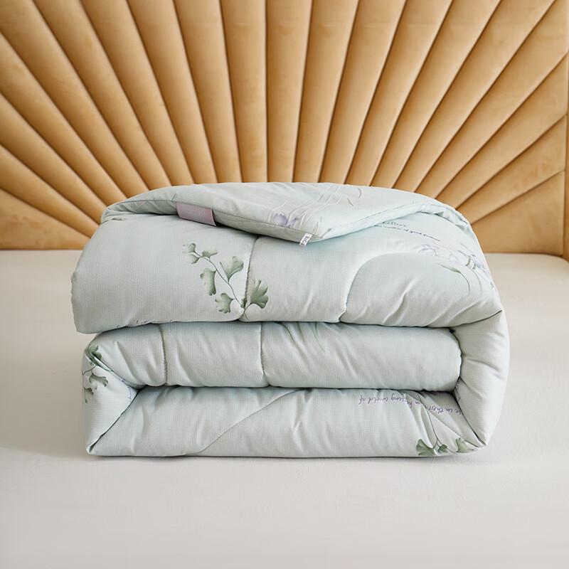 Begamann Fresh Floral Lavender Soy Fiber Warm Quilt