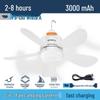 Smiling Shark FS-130 Rechargeable Fan Light