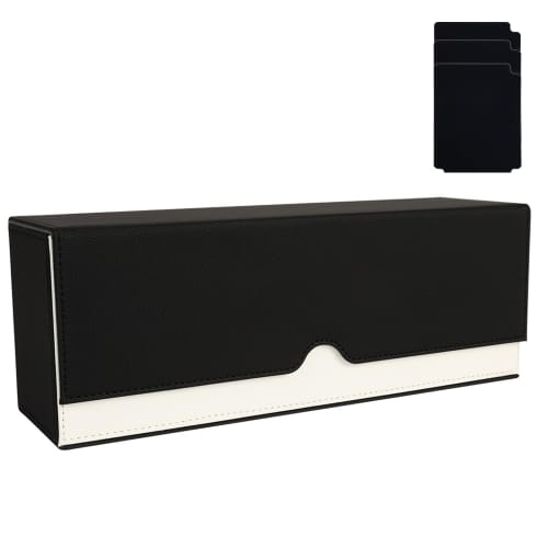 

MOUJANPO Large Capacity Magnetic Deck Case, PU Leather, Holds Over 600 Cards, Compatible with Pokmon, Yu-Gi-Oh!, and Other Card Games, Includes 3 Car