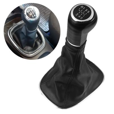 5/6 Speed Car Gear Shift Knob Lever Stick Gaitor Boot Cover For Opel/Vauxhall Corsa D 2006-2014 Car Styling