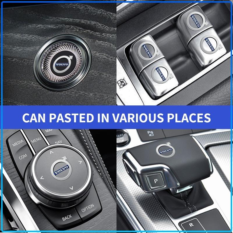 Car Interior Random Stickers Car Goods Steering Wheel Decal For Volvo 240 C70 S40 S50 S60 S70 S80 S90 V40 V50 V60 V90 XC40 XC60 XC90 Vnl Truck