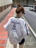Badblood Retro Korean-American Embroidered Mesh Long Sleeve Jersey