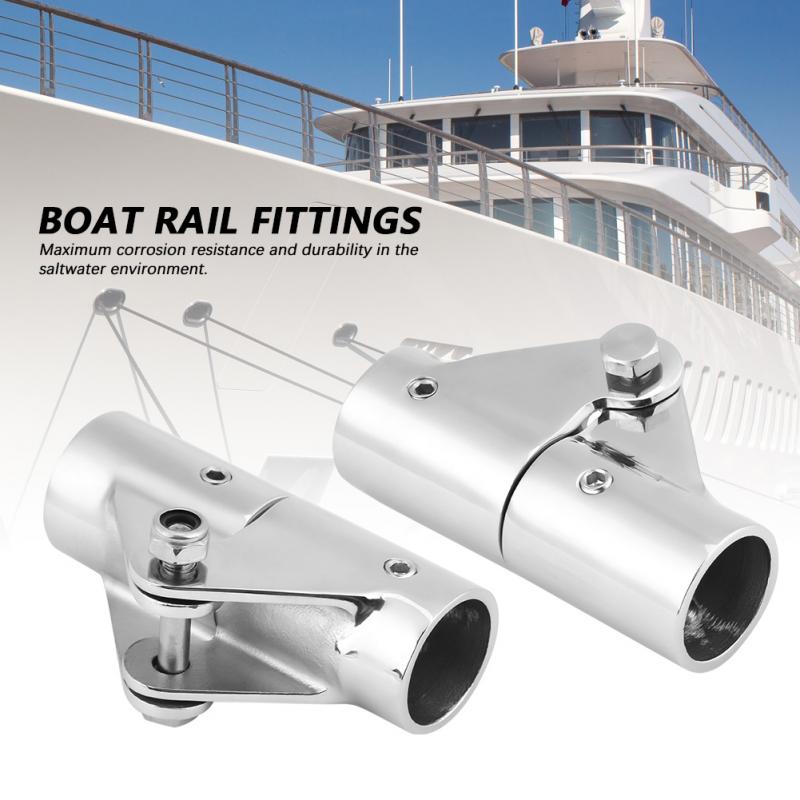 22/25mm Marine Stainless Steel Folding Swivel Coupling Pipe Connector Boat Fitting Connector Yacht Accessories