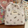 Borsa per scarpe da viaggio da donna alla moda Borsa per cosmetici portatile con coulisse Borsa per vestiti di qualità Custodia per trucco