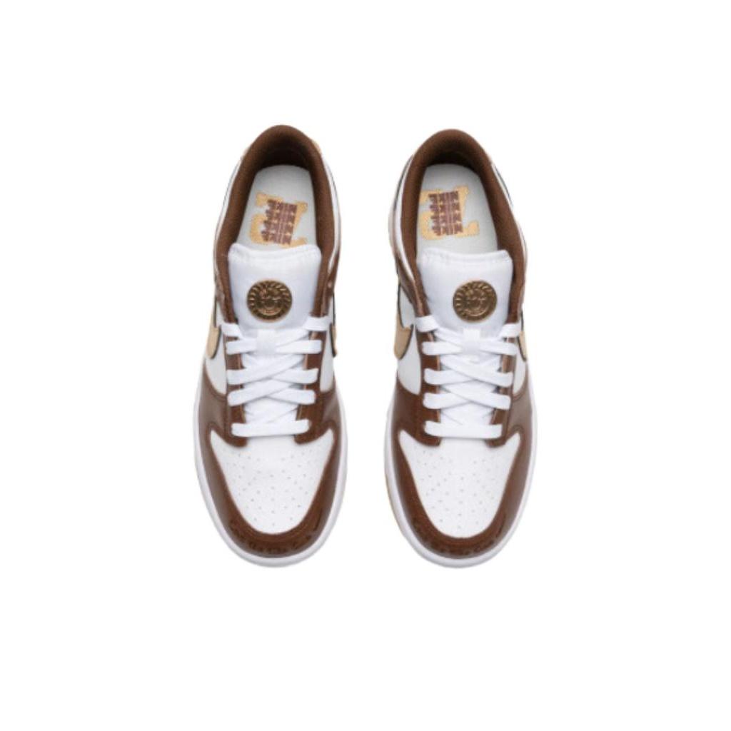 Nike Dunk Low GS Cacao Wow Metalická Zlatá Dětské Tenisky Hnědé Bílé HM3725-171